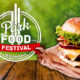 Parkfood-Festival Neulengbach das Keyvisual mit Burger und Logo