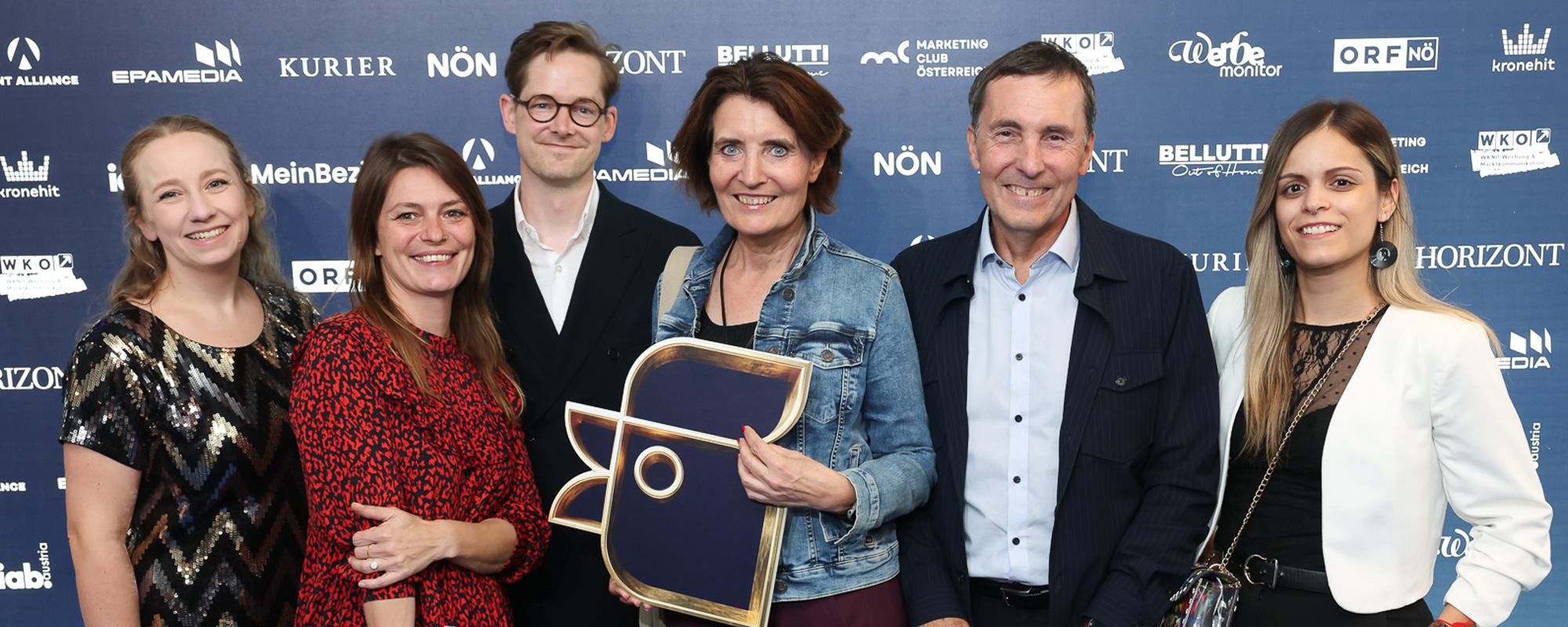 das message-Team beim Goldenen Hahn 2026 ©Katharina Schiffl